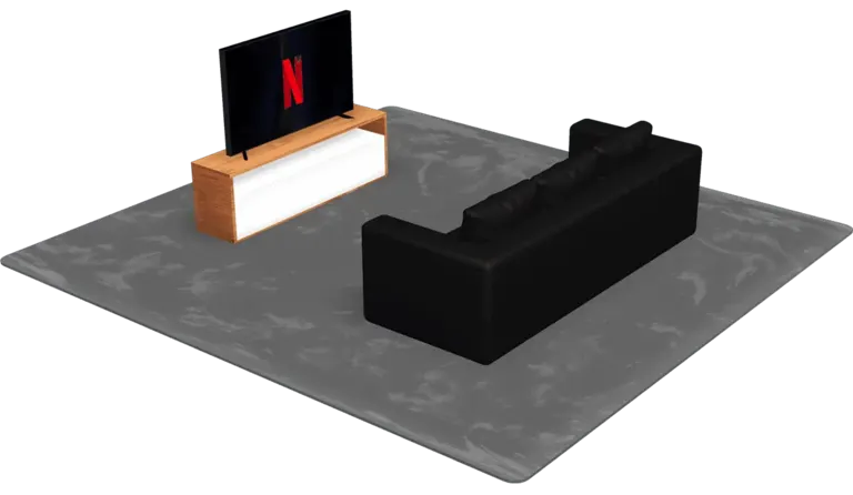 Netflix and chill relaxation time illustration colored